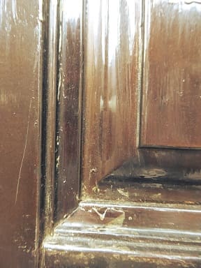  木製玄関ドアの塗装31-7