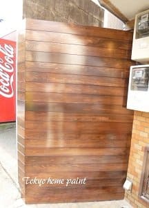家具塗装、看板完成