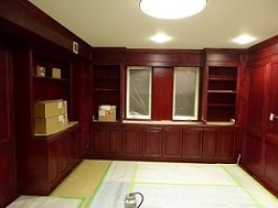 室内高級家具の塗装、完成