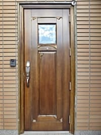 ヤマハ玄関ドア塗装502工事前