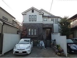 中野区外壁、屋根塗装、工事前