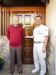 玄関ドア塗装、中野区