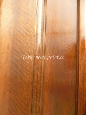 木製玄関ドアの再塗装33.22