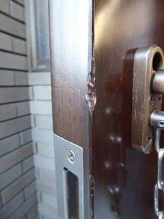 木製玄関ドア塗装杉並区10.6