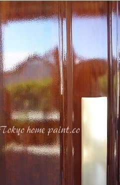 木製玄関ドア他社の施工ミス13