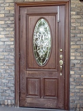 西東京スウェーデンドアの再塗装前の状態