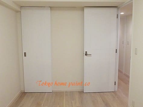 室内ドア塗装・杉並区完成