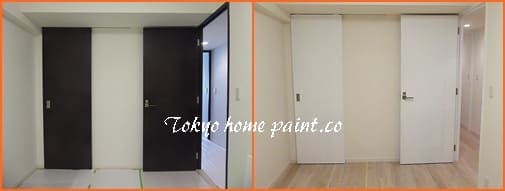 杉並区室内ドア塗装