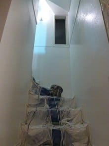 壁紙の上に塗装9.9