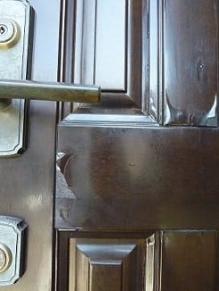 横浜市玄関ドア塗装4
