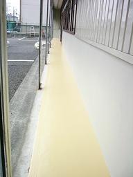 埼玉県ディサービス床防塵防水、施工後